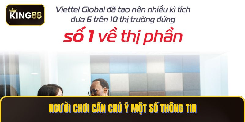 Top Các Gói Cược 5G Viettel Chơi King88 Hợp Ngân Sách 4 Người chơi cần chú ý một số thông tin